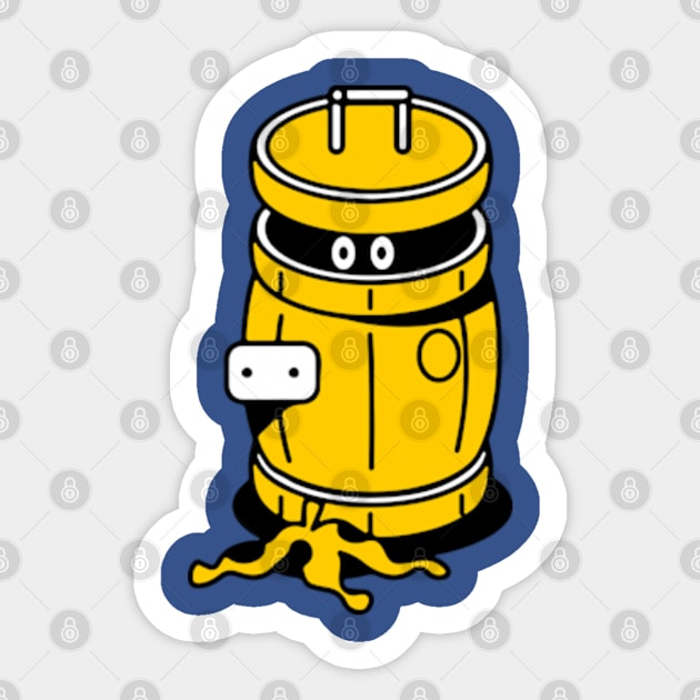 Funny Barrel Sticker by Gimmedangers